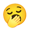 emoji qui bâille